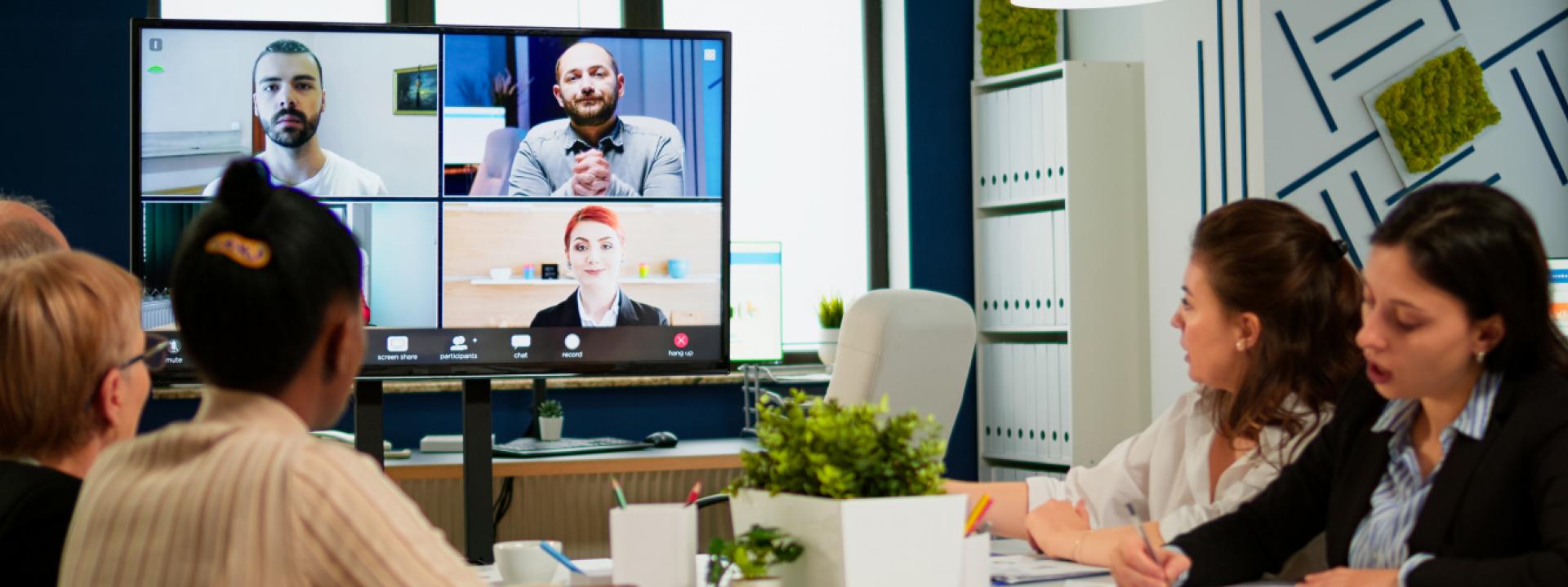 Conference Call Advanced Virtual Meeting Solution Business